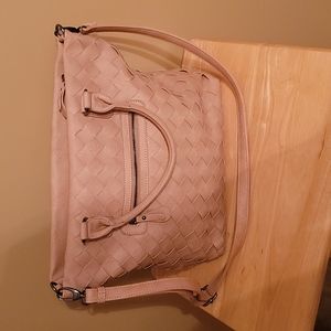 Woven Pink Miztique purse in like new condition!